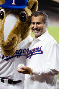 Sam Mahrouq First Pitch Ranger Game